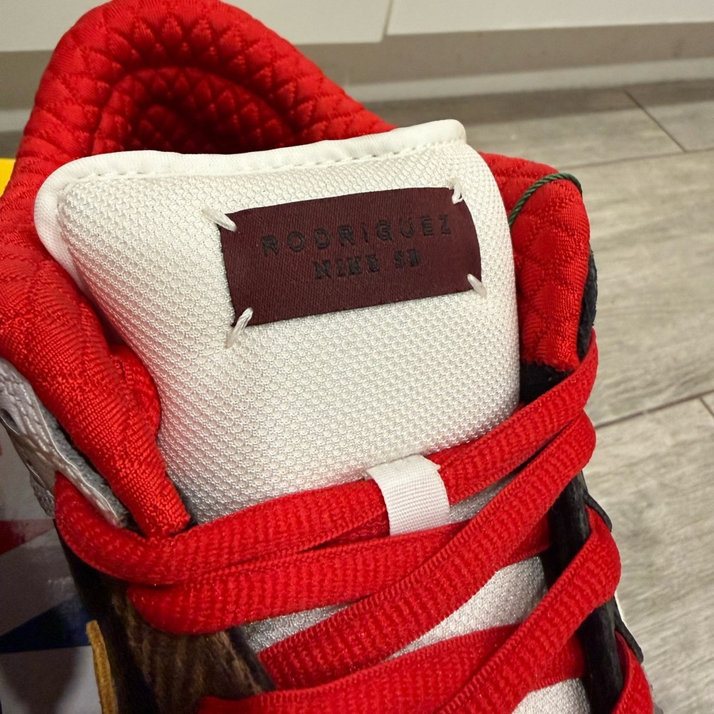 Nike SB Dunk Low Pro QS What The Paul CZ2239-600 Red Black Rogue Mais Noir Sz 12 - Picture 7 of 16